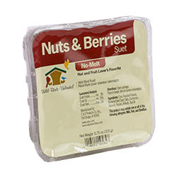 Wild Birds Unlimited Nuts & Berries No-melt Suet Dough
